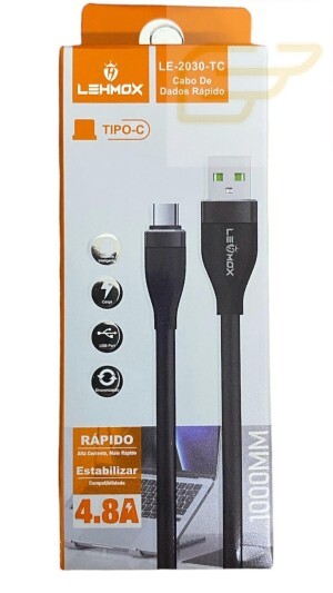 CABO DE DADOS TIPO C LEHMOX LE-2030-TC