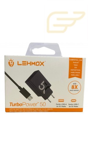 CARREGADOR TURBO TIPO C LEHMOX LE-491