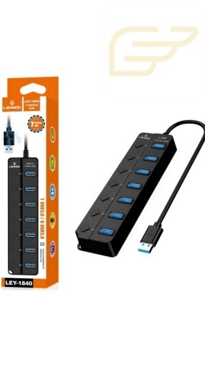 HUB 7 PORTAS USB 2.0 LEHMOX LEY-1840