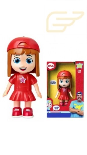 BONECA GI NETO AVENTUREIRA VERMELHA ELKA 1126