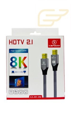 CABO HDMI/HDMI HDTV 2.1 8K COM 2 METROS KAPBOM KA-8K-2M