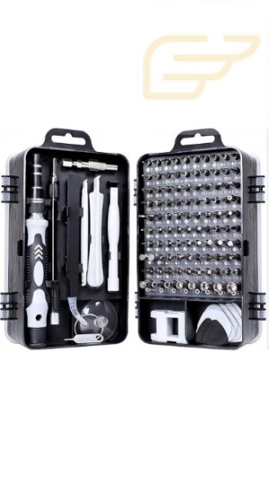 KIT FERRAMENTAS COM 115 CHAVES