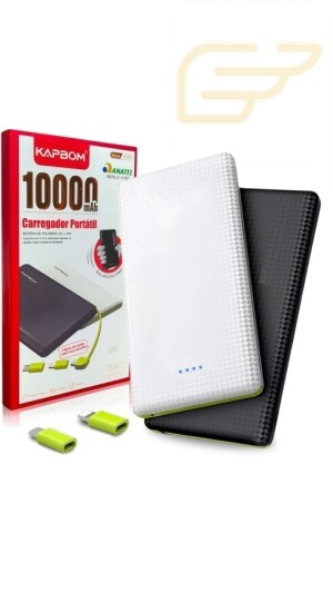 CARREGADOR PORTATIL 10000MAH KAPBOM KA-951