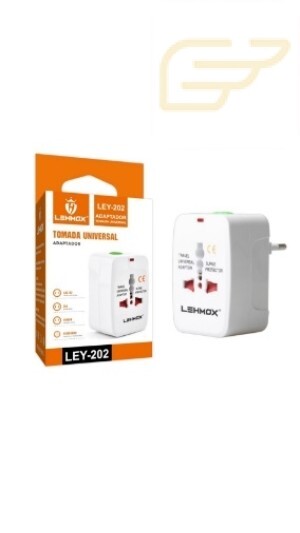 ADAPTADOR DE TOMADA LEHMOX LEY-202