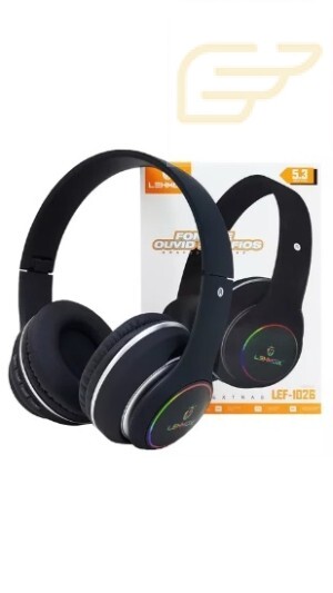 FONE DE OUVIDO BLUETOOTH SEM FIO LED WIRELESS LEHMOX LEF-1026
