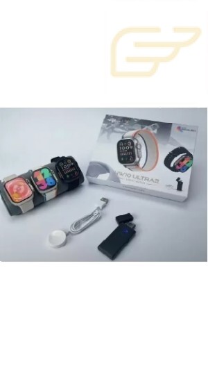 SMARTWATCH HW10 ULTRA 2 AMOLED COM 3 PULSEIRAS E ISQUEIRO