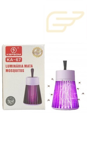 LUMINARIA MATA MOSQUITO REPELENTE ELETRONICO BIVOLT PORTATIL KAPBOM KA-67