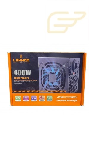 FONTE DE ALIMENTAÇAO PARA PC 400W LEHMOX LEY-1972