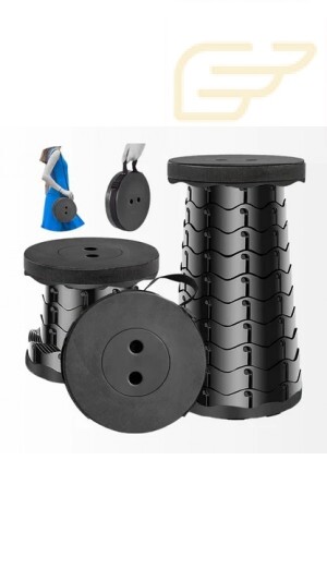 BANCO RETRATIL PORTATIL COM ALÇA PRETO XTRAD