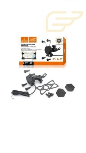 SUPORTE DE CELULAR PARA MOTO E BICICLETA LEHMOX LEY-1601
