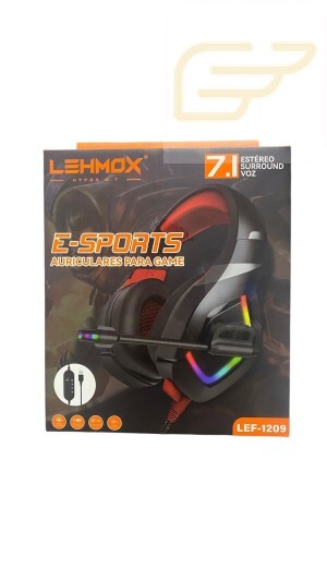 FONE HEADSET GAMER COM MICROFONE LEHMOX LEF-1209
