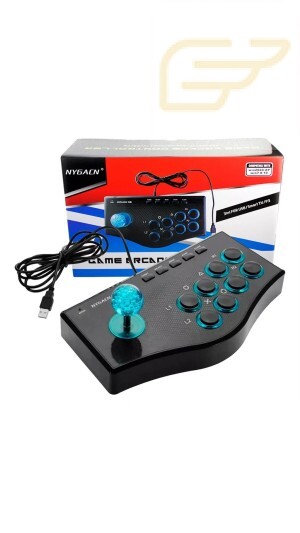 GAME ARCADE CONTROLLER 8 BOTOES VERDE PS-001