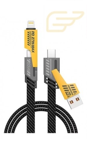 CABO 4 EM 1 TIPO C/ TIPO C 65W VERDE SJX-618