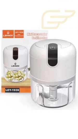 MINI PROCESSADOR DE ALIMENTOS TRITURADOR ELETRICO LEHMOX LEY-1939