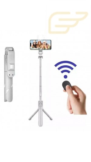 BASTAO DE SELFIE COM TRIPE ESTABILIZADOR E CONTROLE KAPBOM KA-ZP105