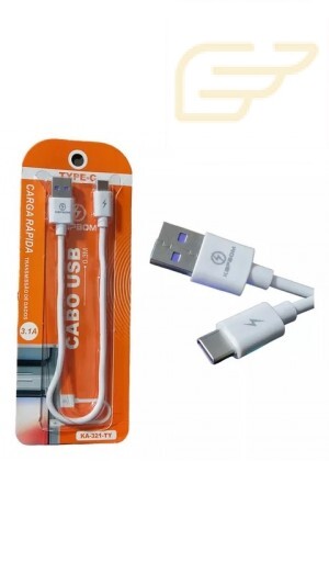 CABO DE DADOS TIPO C USB 3.1A KAPBOM KA-321-TY