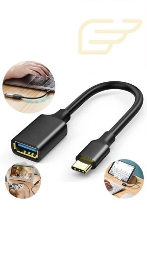 CABO ADAPTADOR CONECTOR OTG USB TIPO C VERDE TPC-OTG-H-002