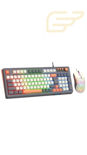 KIT TECLADO E MOUSE GAMER RAINBOW RGB LEHMOX LEY-2274