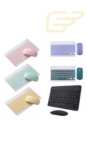 KIT TECLADO E MOUSE SEM FIO BLUETOOTH LEHMOX LEY-176B