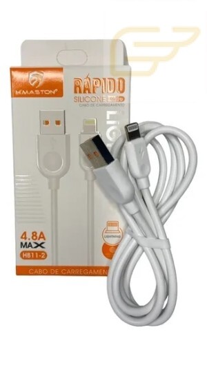 CABO DE DADOS RAPIDO LIGHTNING 4.8A 1 METRO HMASTON HB11-2
