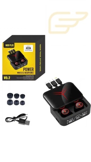 FONE DE OUVIDO BLUETOOTH GAMER POWER BANK XTRAD M88 PLUS