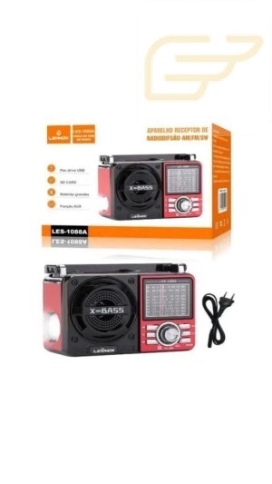 RADIO PORTATIL RETRO AM/FM/SW LEHMOX LES-1088A