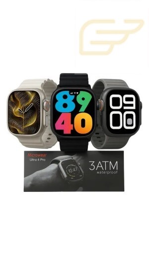 SMARTWATCH MICROWEAR ULTRA 4 PRO COM DUAS PULSEIRAS 3ATM