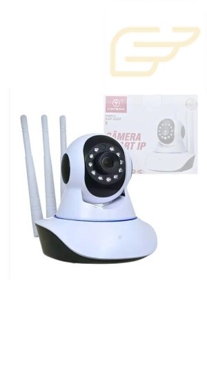 CAMERA WIFI SMART IP 3 ANTENAS KAPBOM KAP-S069