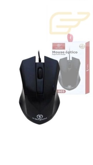 MOUSE OPTICO COM FIO ERGONOMICO KAPBOM KA-605