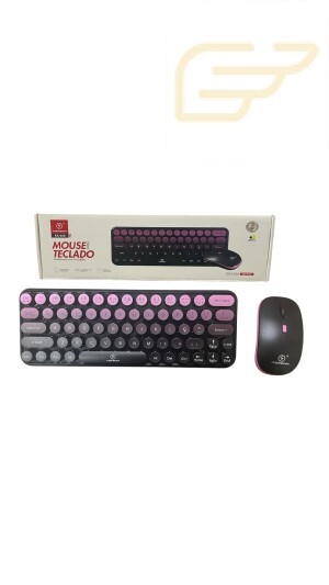 KIT TECLADO E MOUSE SEM FIO KAPBOM KA-668
