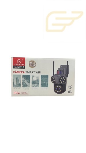 CAMERA DE SEGURANÇA SMART WIFI 4 LENTES 110V/220V KAPBOM KA-S095