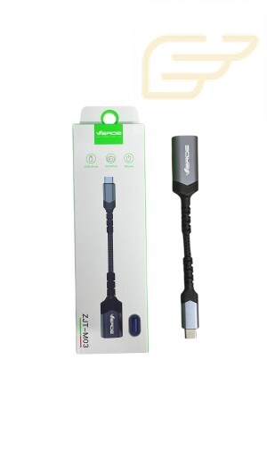 ADAPTADOR USB PARA TIPO C VERDE ZJT-M03