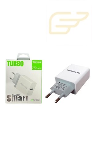 FONTE DE CARREGADOR USB TURBO 3.0 VERDE CDQ-Q9