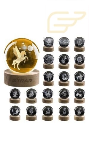 LUMINARIA DECORATIVA GLOBO 3D XTRAD SH-085