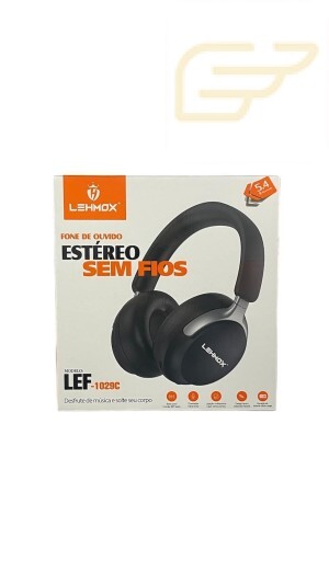 FONE DE OUVIDO ESTEREO SEM FIO LEHMOX LEF-1029C