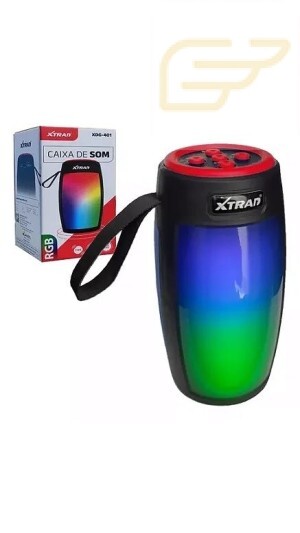 CAIXA DE SOM BLUETOOTH COM LED RGB XTRAD XDG-401