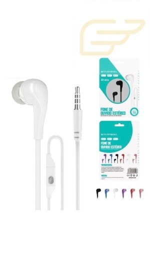 FONE DE OUVIDO P2 COM MICROFONE STARMEGA ST-2012