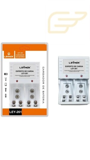 CARREGADOR DE PILHA LEHMOX LEY-261