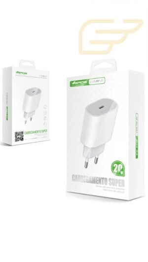 FONTE CARREGADOR TIPO C 20W VERDE CDQ-PD-01