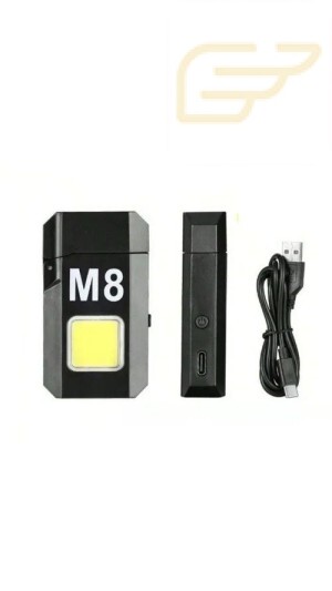 ISQUEIRO LANTERNA M8 RECARREGAVEL LED HOLDA H3713