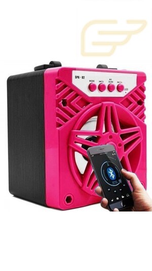 CAIXA DE SOM PORTATIL BLUETOOTH SPK-02