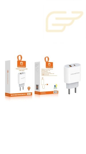 FONTE CARREGADOR ENTRADA USB E TIPO C 50W HMASTON LR28-4