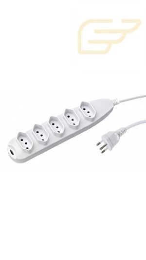 EXTESAO DE 5 TOMADAS SL 7005